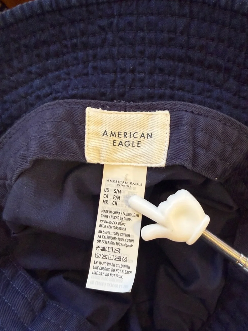 American Eagle Outfitters Navy Blue Bucket Hat